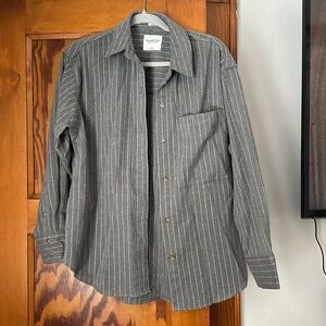 Abercrombie & Fitch oversized button down shirt